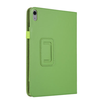 For iPad 2025 / 2022 Litchi Texture Leather Smart Tablet Case with Holder(Green) - iPad 2025 / 2022 Cases by buy2fix | Online Shopping UK | buy2fix