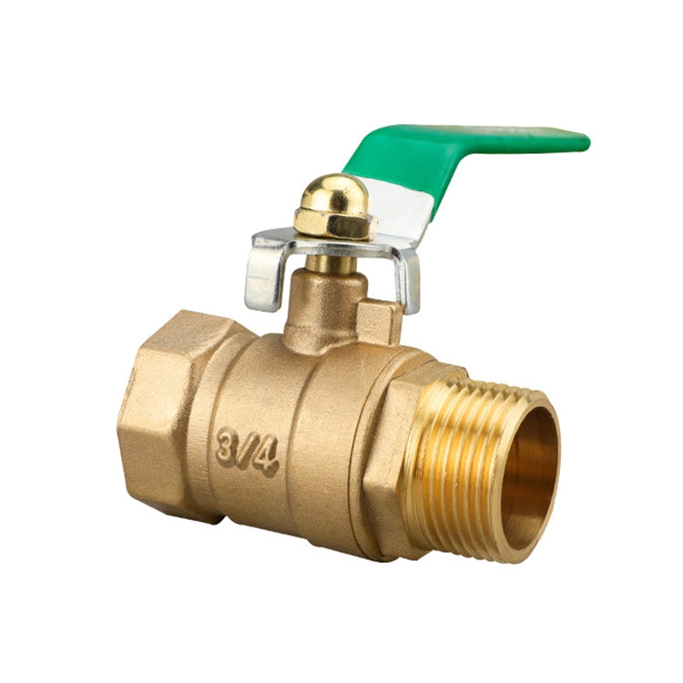 LAIZE Pneumatic Hose Connector Thickened Brass Ball Valve, Size:Inside and Outside 6 Point 3/4 inch - Valve Series by LAIZE | Online Shopping UK | buy2fix