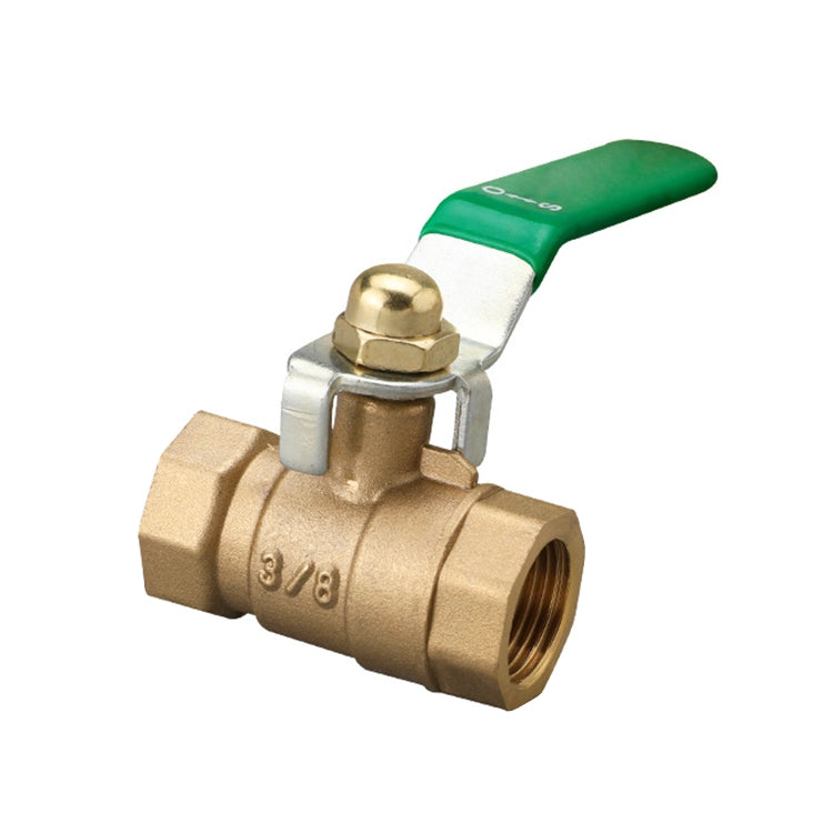 LAIZE Pneumatic Hose Connector Thickened Brass Ball Valve, Size:Double Inside 3 Point 3/8 inch - Valve Series by LAIZE | Online Shopping UK | buy2fix