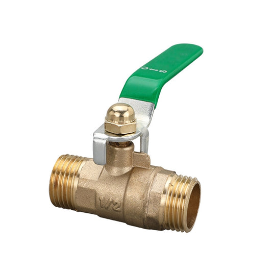 LAIZE Pneumatic Hose Connector Thickened Brass Ball Valve, Size:Double Outside 4 Point 1/2 inch - Valve Series by LAIZE | Online Shopping UK | buy2fix