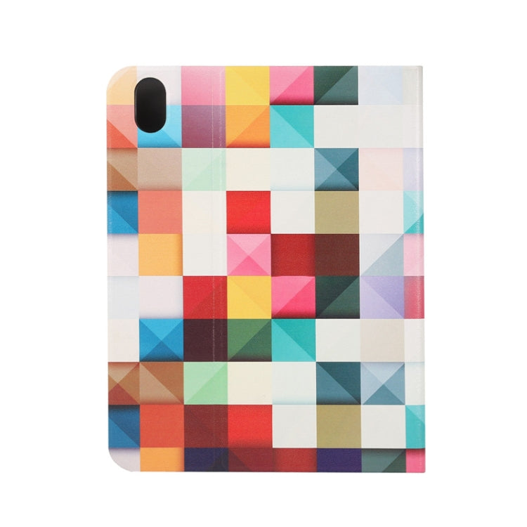For iPad 2025 / 2022 Painted Voltage Pen Slot Tablet Smart Case(Fantasy Cube) - iPad 2025 / 2022 Cases by buy2fix | Online Shopping UK | buy2fix