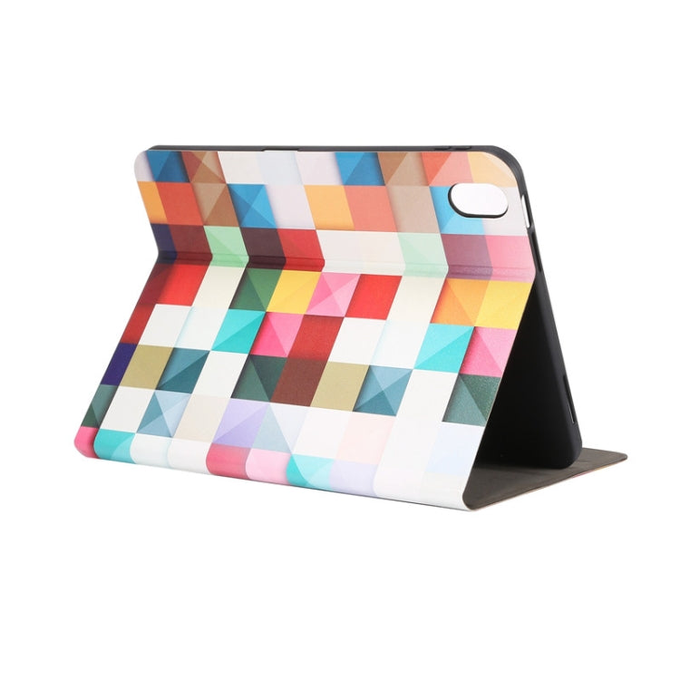 For iPad 2025 / 2022 Painted Voltage Pen Slot Tablet Smart Case(Fantasy Cube) - iPad 2025 / 2022 Cases by buy2fix | Online Shopping UK | buy2fix
