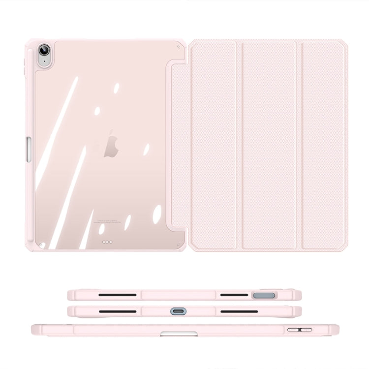 For iPad 2025 / 2022 DUX DUCIS TOBY Series Antiskid Leather Smart Tablet Case(Pink) - iPad 2025 / 2022 Cases by DUX DUCIS | Online Shopping UK | buy2fix