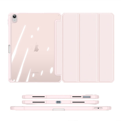 For iPad 2025 / 2022 DUX DUCIS TOBY Series Antiskid Leather Smart Tablet Case(Pink) - iPad 2025 / 2022 Cases by DUX DUCIS | Online Shopping UK | buy2fix