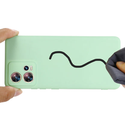 For Motorola Edge 30 Fusion / S30 Pro Pure Color Liquid Silicone Shockproof Phone Case(Green) - Motorola Cases by buy2fix | Online Shopping UK | buy2fix
