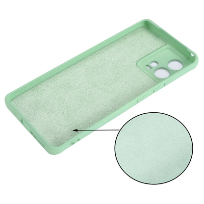 For Motorola Edge 30 Fusion / S30 Pro Pure Color Liquid Silicone Shockproof Phone Case(Green) - Motorola Cases by buy2fix | Online Shopping UK | buy2fix
