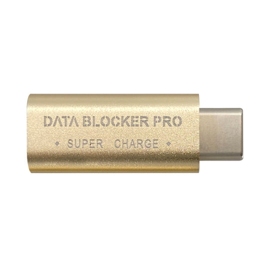 GE07 USB-C / Type-C Data Blocker Fast Charging Connector(Gold) by buy2fix