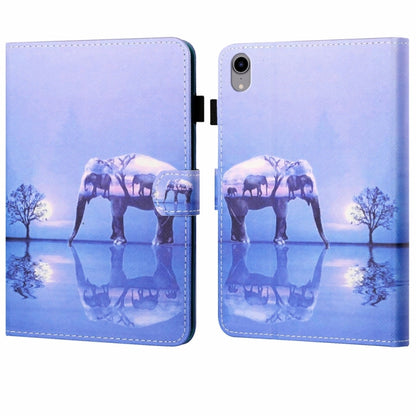 For iPad 2025 / 2022 Coloured Drawing Stitching Smart Leather Tablet Case(Elephant) - iPad 2025 / 2022 Cases by buy2fix | Online Shopping UK | buy2fix