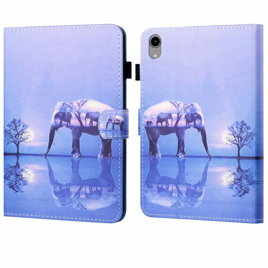 For iPad 2025 / 2022 Coloured Drawing Stitching Smart Leather Tablet Case(Elephant) - iPad 2025 / 2022 Cases by buy2fix | Online Shopping UK | buy2fix