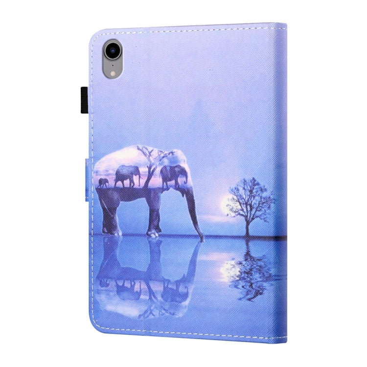 For iPad 2025 / 2022 Coloured Drawing Stitching Smart Leather Tablet Case(Elephant) - iPad 2025 / 2022 Cases by buy2fix | Online Shopping UK | buy2fix
