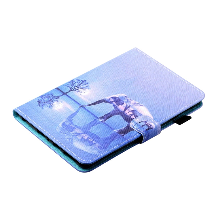 For iPad 2025 / 2022 Coloured Drawing Stitching Smart Leather Tablet Case(Elephant) - iPad 2025 / 2022 Cases by buy2fix | Online Shopping UK | buy2fix