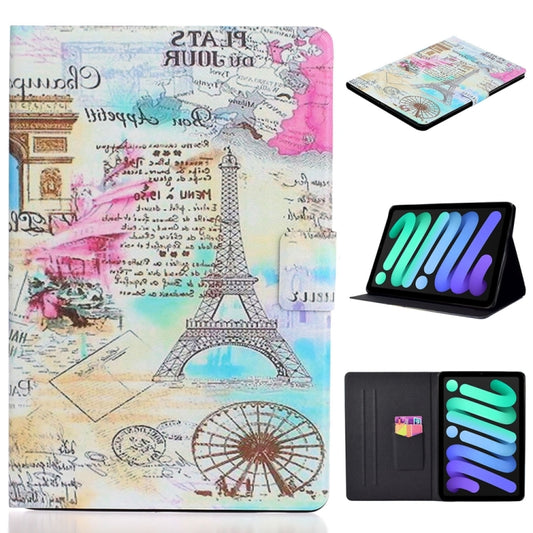 For iPad 2025 / 2022 Voltage Texture Color Painting Leather Tablet Case(Iron Tower) - iPad 2025 / 2022 Cases by buy2fix | Online Shopping UK | buy2fix