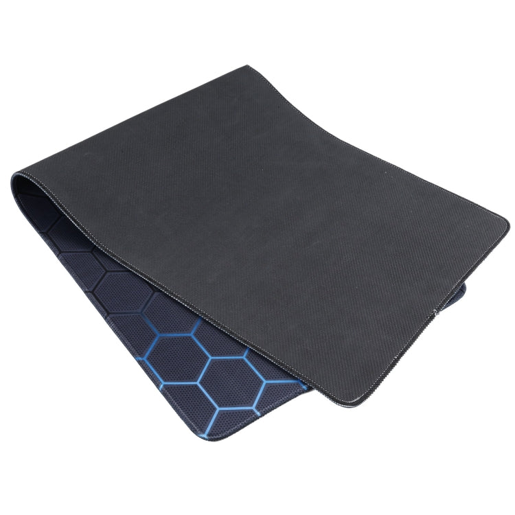 Anti-Slip Rubber Cloth Surface Game Mouse Mat Keyboard Pad, Size:60 x 30 x 0.2cm(Blue Honeycomb) by buy2fix