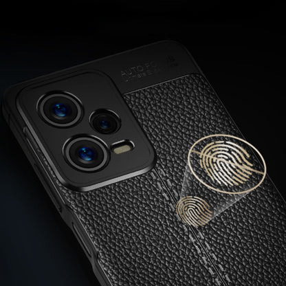 For Xiaomi Redmi Note 12 Pro 5G / Note 12 Pro 5G Speed / Poco X5 Pro Litchi Texture TPU Phone Case(Blue) by buy2fix