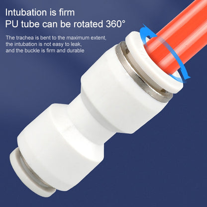 PU-12 LAIZE 2pcs PU Straight Pneumatic Quick Fitting Connector - Interface Series by LAIZE | Online Shopping UK | buy2fix