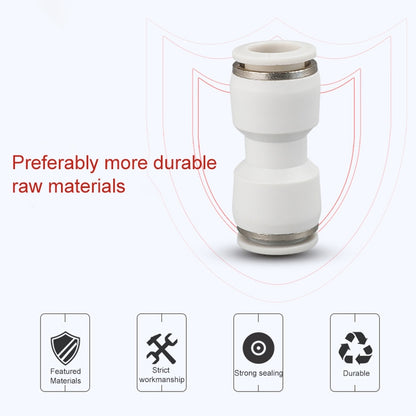 PU-16 LAIZE 2pcs PU Straight Pneumatic Quick Fitting Connector - Interface Series by LAIZE | Online Shopping UK | buy2fix