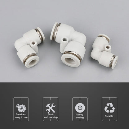PV-16 LAIZE 2pcs PV Elbow Pneumatic Quick Fitting Connector - Interface Series by LAIZE | Online Shopping UK | buy2fix