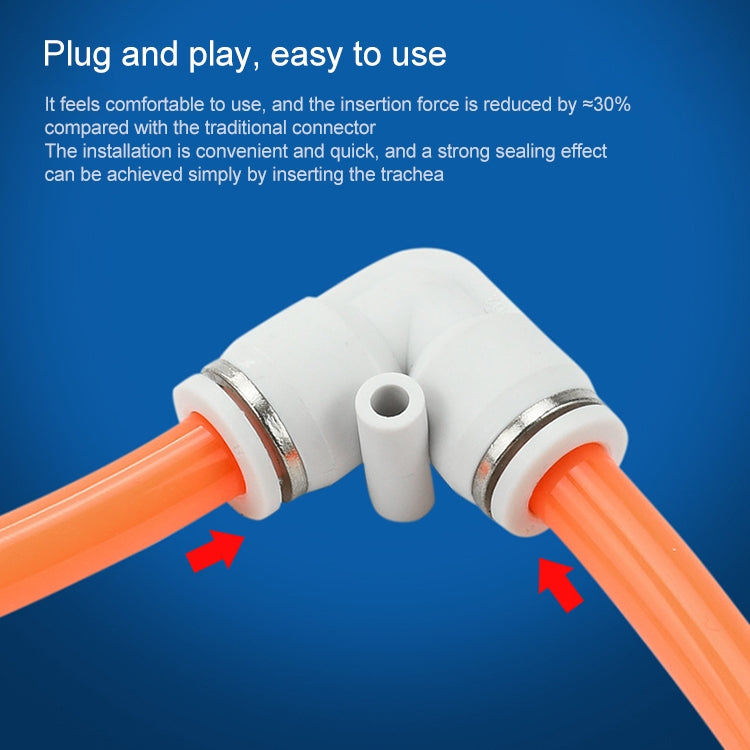 PV-16 LAIZE 2pcs PV Elbow Pneumatic Quick Fitting Connector - Interface Series by LAIZE | Online Shopping UK | buy2fix
