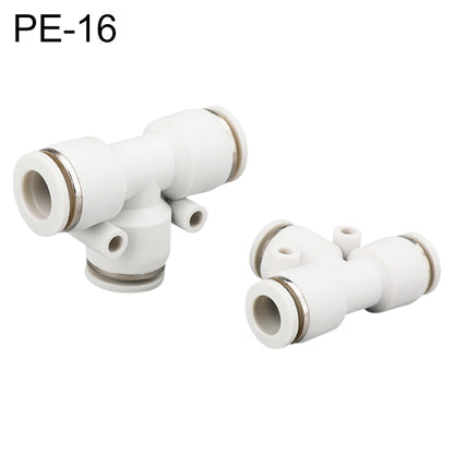 PE-16 LAIZE PE T-type Tee Pneumatic Quick Fitting Connector - Interface Series by LAIZE | Online Shopping UK | buy2fix