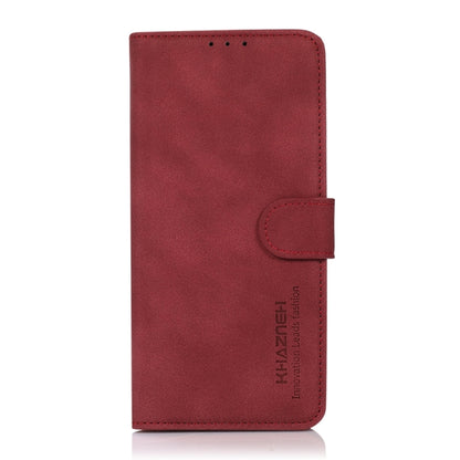For Xiaomi Redmi Note 12 China KHAZNEH Matte Texture Leather Phone Case(Red) by buy2fix