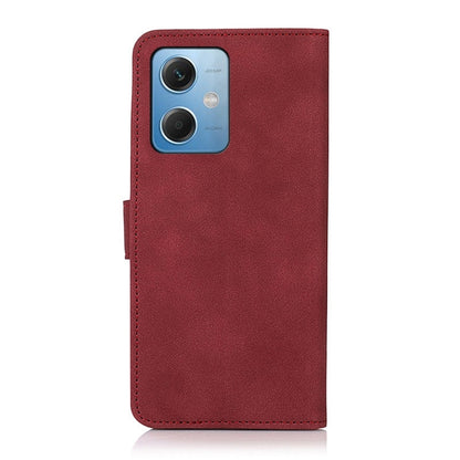 For Xiaomi Redmi Note 12 China KHAZNEH Matte Texture Leather Phone Case(Red) by buy2fix