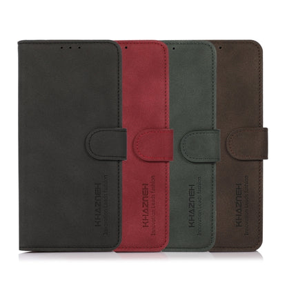 For Xiaomi Redmi Note 12 China KHAZNEH Matte Texture Leather Phone Case(Red) by buy2fix