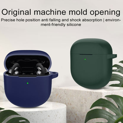 For Bose QuietComfort Earbuds II Wireless Earphone Silicone Protective Case(Dark Blue) by buy2fix