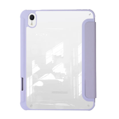 For iPad 2025 / 2022 Acrylic 3-folding Leather Tablet Case(Purple) - iPad 2025 / 2022 Cases by buy2fix | Online Shopping UK | buy2fix