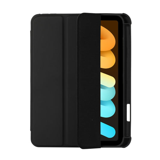 For iPad 2025 / 2022 Acrylic 3-folding Leather Tablet Case(Black) - iPad 2025 / 2022 Cases by buy2fix | Online Shopping UK | buy2fix