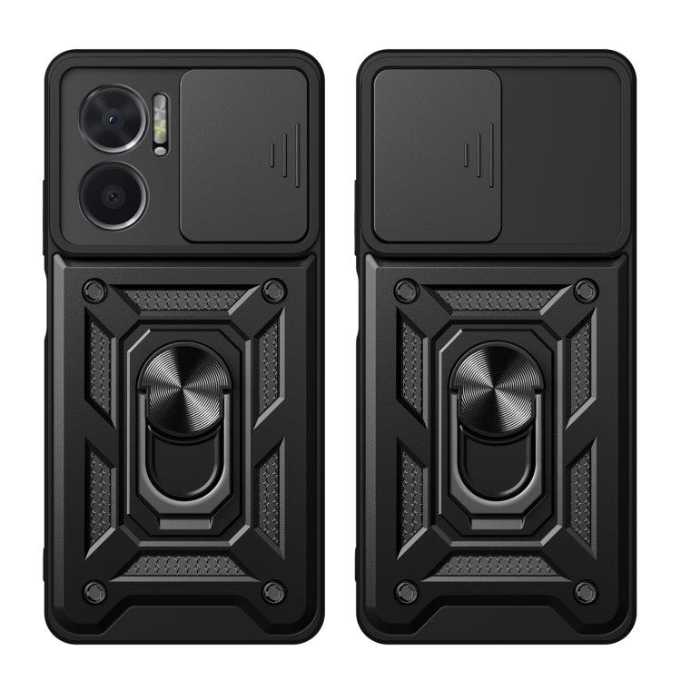 For Xiaomi Redmi 10 5G Sliding Camera Design TPU + PC Phone Case(Red) - Xiaomi Cases by buy2fix | Online Shopping UK | buy2fix