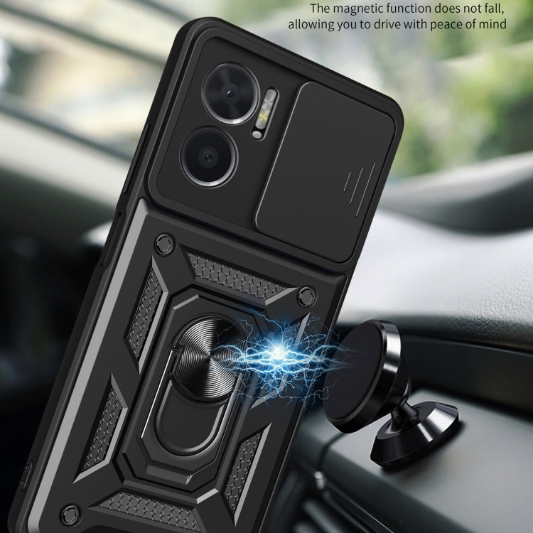 For Xiaomi Redmi 10 5G Sliding Camera Design TPU + PC Phone Case(Red) - Xiaomi Cases by buy2fix | Online Shopping UK | buy2fix