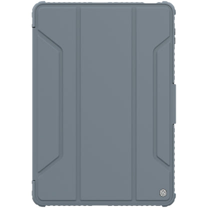 For Xiaomi Pad 5 Pro 12.4 inch  NILLKIN Bumper Pro Leather Tablet Case with Pen Slot & Sleep / Wake-up Function(Grey) - More Tablet Cases by NILLKIN | Online Shopping UK | buy2fix