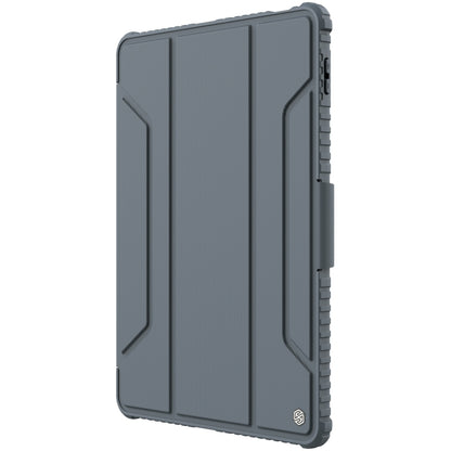 For Xiaomi Pad 5 Pro 12.4 inch  NILLKIN Bumper Pro Leather Tablet Case with Pen Slot & Sleep / Wake-up Function(Grey) - More Tablet Cases by NILLKIN | Online Shopping UK | buy2fix
