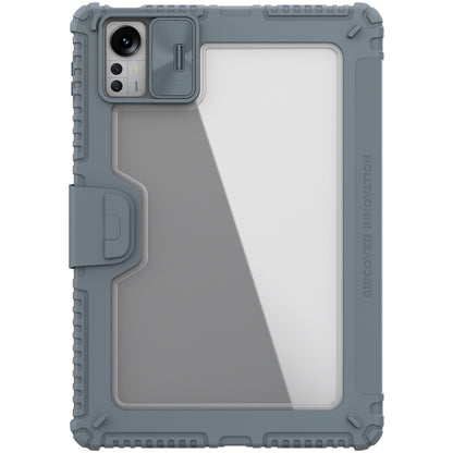 For Xiaomi Pad 5 Pro 12.4 inch  NILLKIN Bumper Pro Leather Tablet Case with Pen Slot & Sleep / Wake-up Function(Grey) - More Tablet Cases by NILLKIN | Online Shopping UK | buy2fix