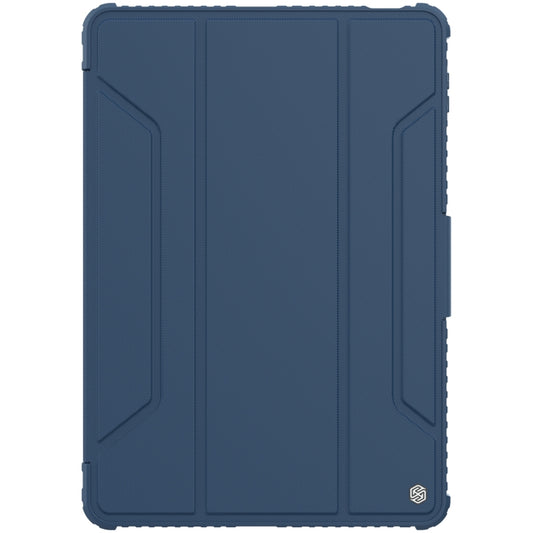 For Xiaomi Pad 5 Pro 12.4 inch NILLKIN Bumper Pro Leather Tablet Case with Pen Slot & Sleep / Wake-up Function(Blue) - More Tablet Cases by NILLKIN | Online Shopping UK | buy2fix