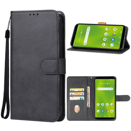 For Cricket Debut Smart Leather Phone Case(Black) - More Brand by buy2fix | Online Shopping UK | buy2fix