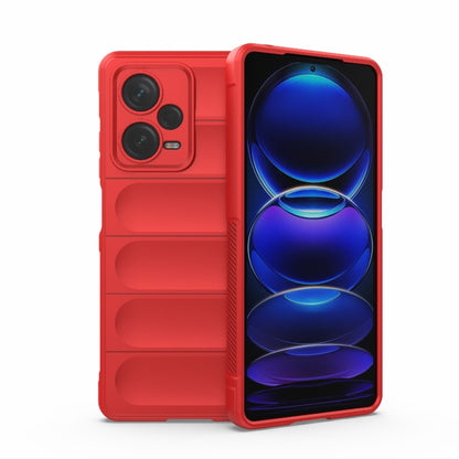 For Xiaomi Redmi Note 12 Pro+ China / Global Magic Shield TPU + Flannel Phone Case(Red) by buy2fix