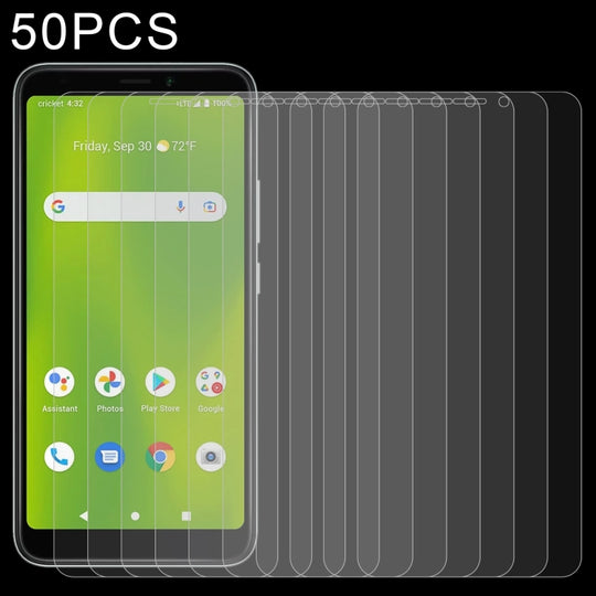 For Cricket Debut Smart 50pcs 0.26mm 9H 2.5D Tempered Glass Film