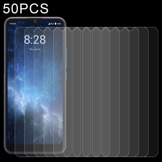 For Sharp Rouvo V 50pcs 0.26mm 9H 2.5D Tempered Glass Film