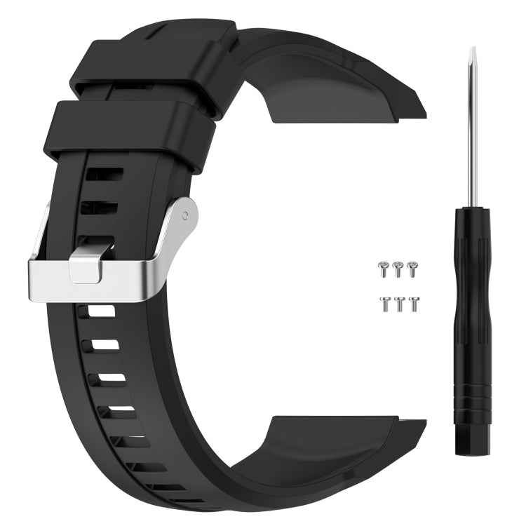For Huawei Watch GT Cyber Monochrome Silicone Watch Band(Black) by buy2fix