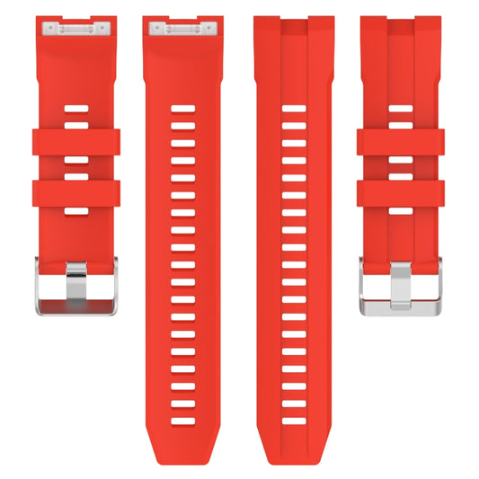 For Huawei Watch GT Cyber Monochrome Silicone Watch Band(Red) by buy2fix