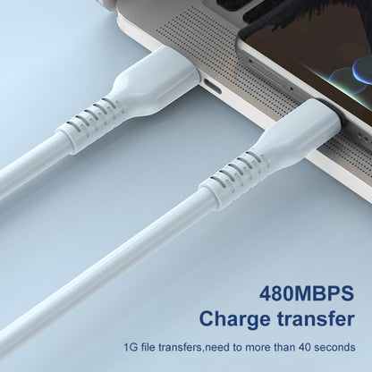 ADC-014 6A USB to USB-C/Type-C Liquid Silicone Data Cable, Length:1m(Blue) by buy2fix