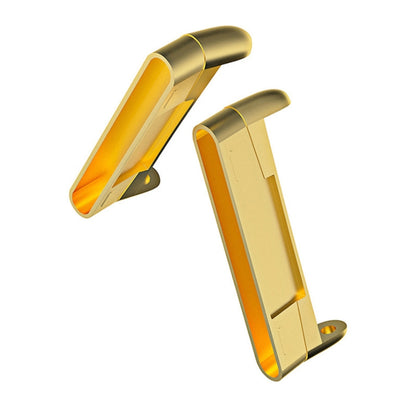 For Fitbit Versa 4 / Versa 3 / Sense 2 1 Pairs Watch Band Connector(Gold) - For Fitbit by buy2fix | Online Shopping UK | buy2fix