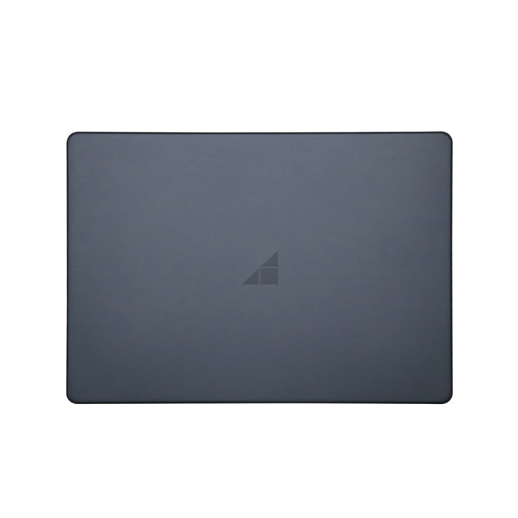 For Microsoft 12.4 inch Laptop Frosted Anti-drop Protective Case(Black) by buy2fix