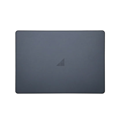 For Microsoft 12.4 inch Laptop Frosted Anti-drop Protective Case(Black) by buy2fix