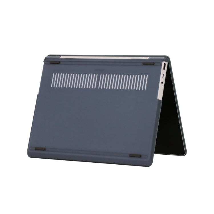For Microsoft 12.4 inch Laptop Frosted Anti-drop Protective Case(Black) by buy2fix