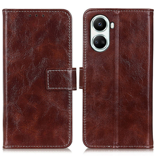 For Huawei Nova 10 SE Retro Crazy Horse Texture Horizontal Flip Leather Phone Case(Brown) - Huawei Cases by buy2fix | Online Shopping UK | buy2fix