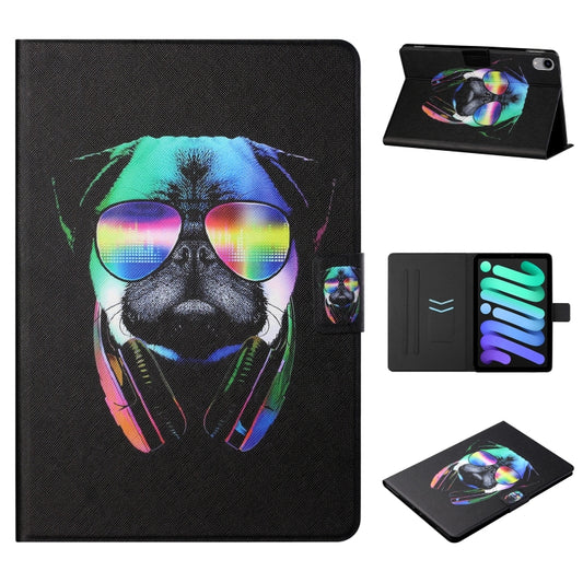 For iPad 2025 / 2022 Colored Drawing Pattern Flip Leather Smart Tablet Case(Eye Dog) - iPad 2025 / 2022 Cases by buy2fix | Online Shopping UK | buy2fix