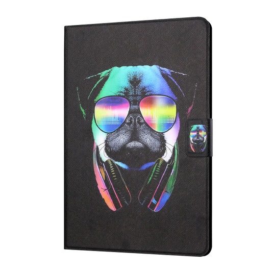 For iPad 2025 / 2022 Colored Drawing Pattern Flip Leather Smart Tablet Case(Eye Dog) - iPad 2025 / 2022 Cases by buy2fix | Online Shopping UK | buy2fix