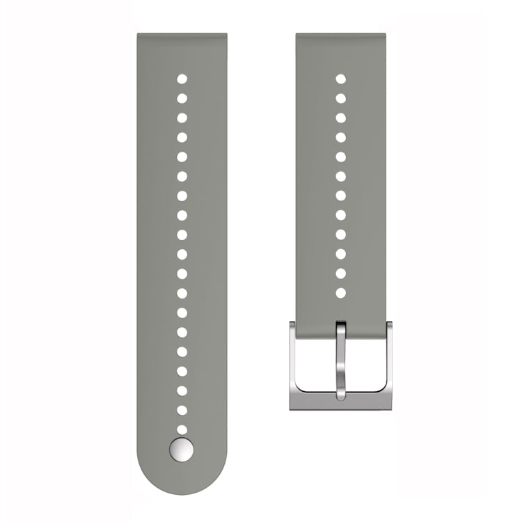 For Suunto 5 Peak Silicone Watch Band(Gravel White) -  by buy2fix | Online Shopping UK | buy2fix